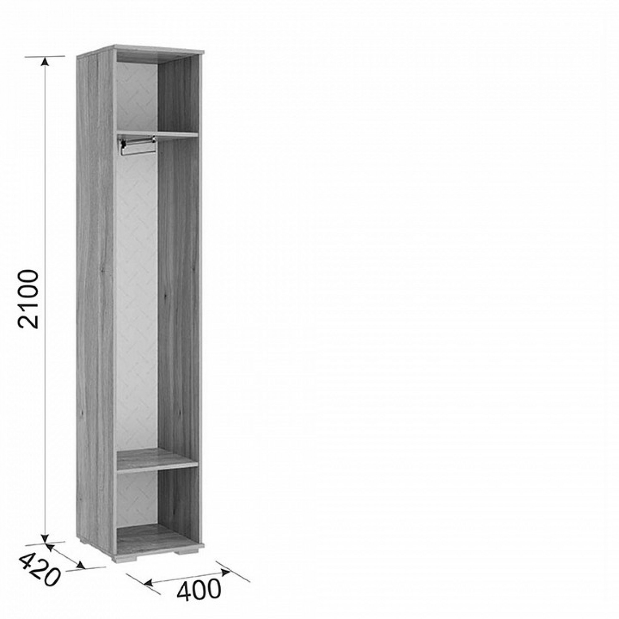 Стенка для гостиной Модерн КГ4    MBS_KG4Modern-2169