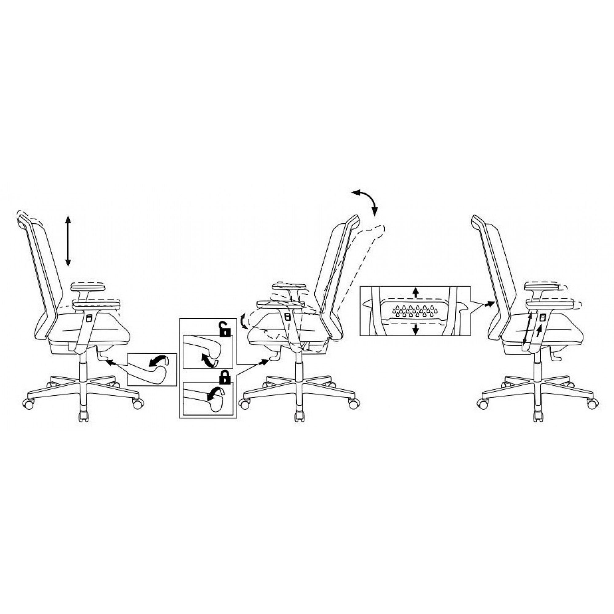 Кресло компьютерное Бюрократ MC-W611N    BUR_1486389