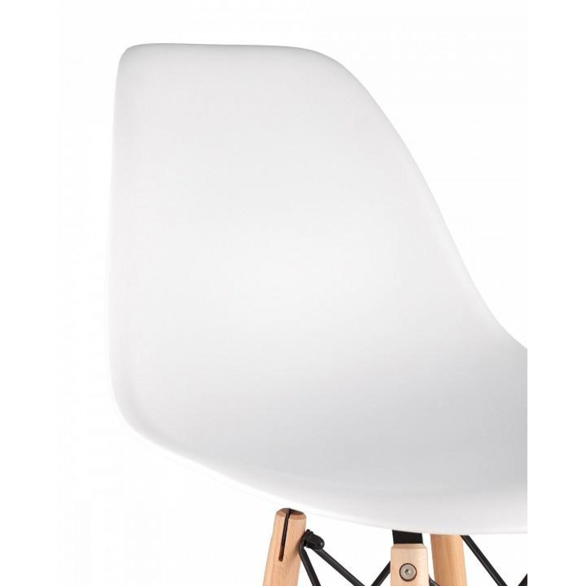 Стул барный Eames    SGR_8056H_WHITE_SEAT