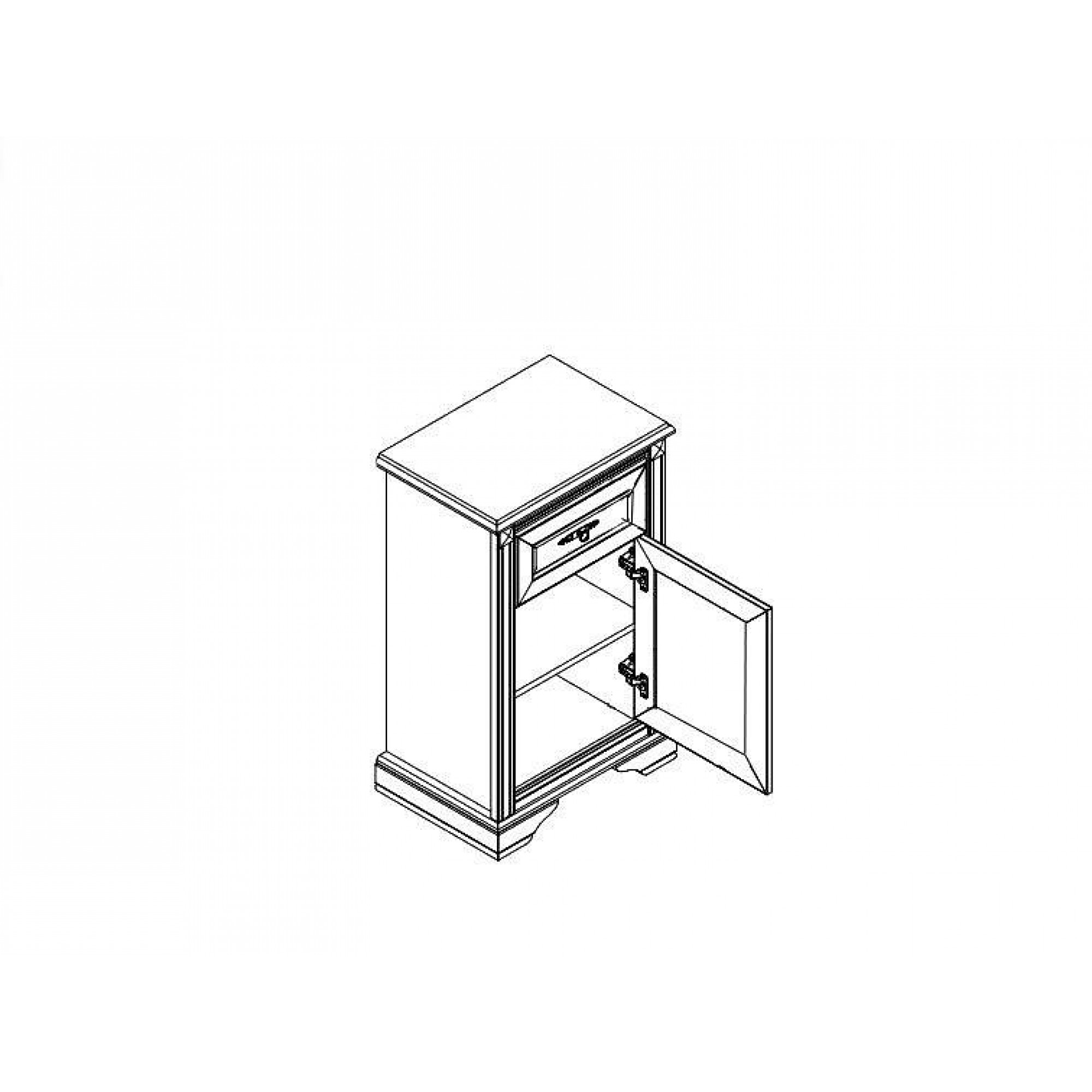 Тумба Стилиус B169-KOM1D1S    BRW_UT-70005270