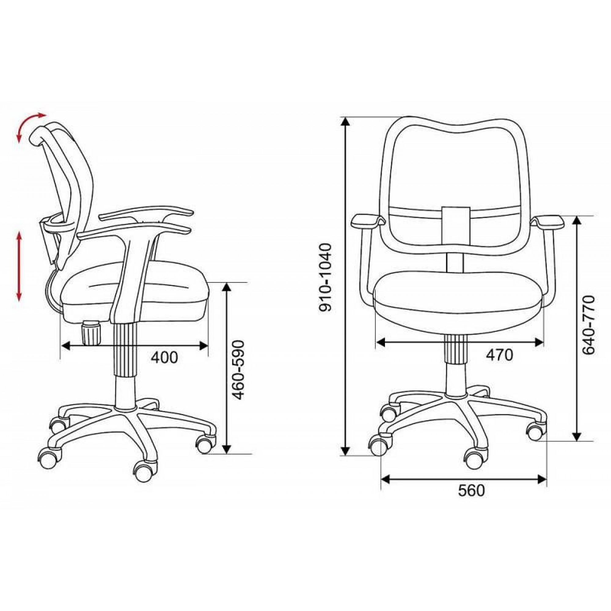 Кресло компьютерное Бюрократ CH-W797/BR/TW-14C    BUR_847130